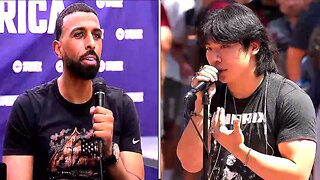 Myron Obliterates Asian Simp on College Campus!