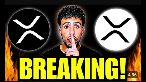 XRP BREAKING NEWS!!! 🚨 (SUPPLY SHOCK CONFIRMED!)