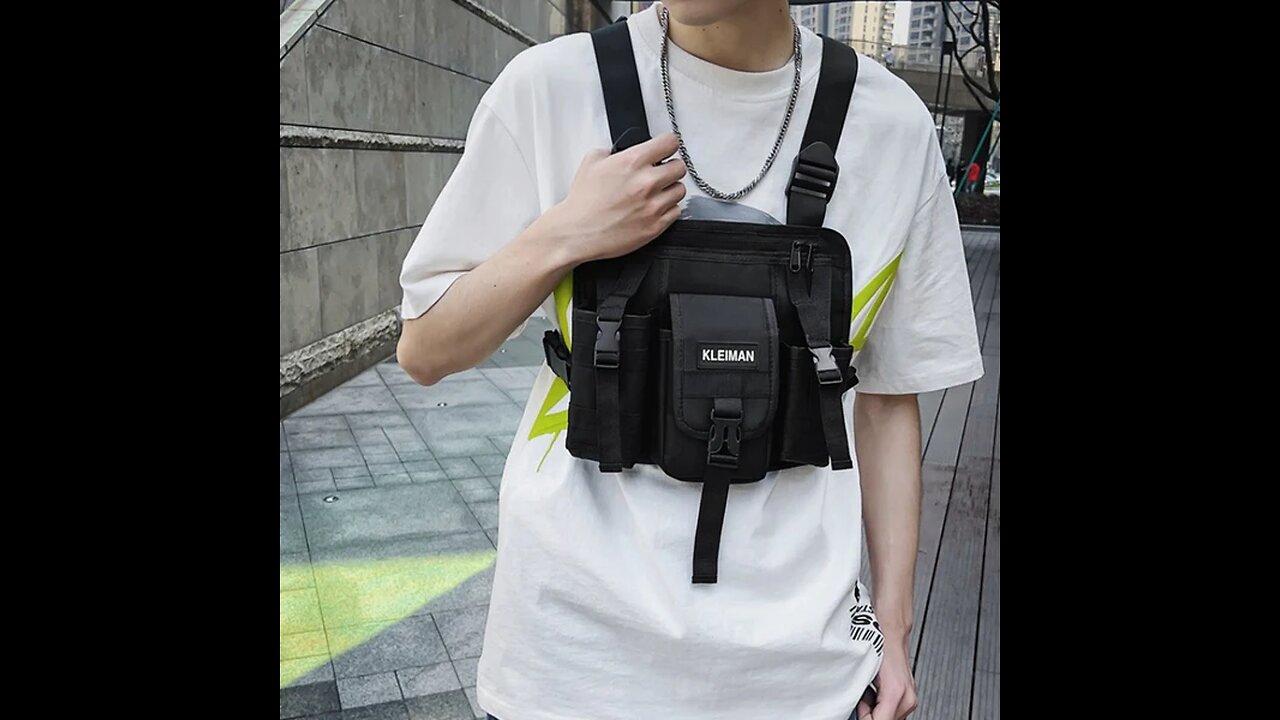 Street Style Multi-functional Tactical Vest Bag