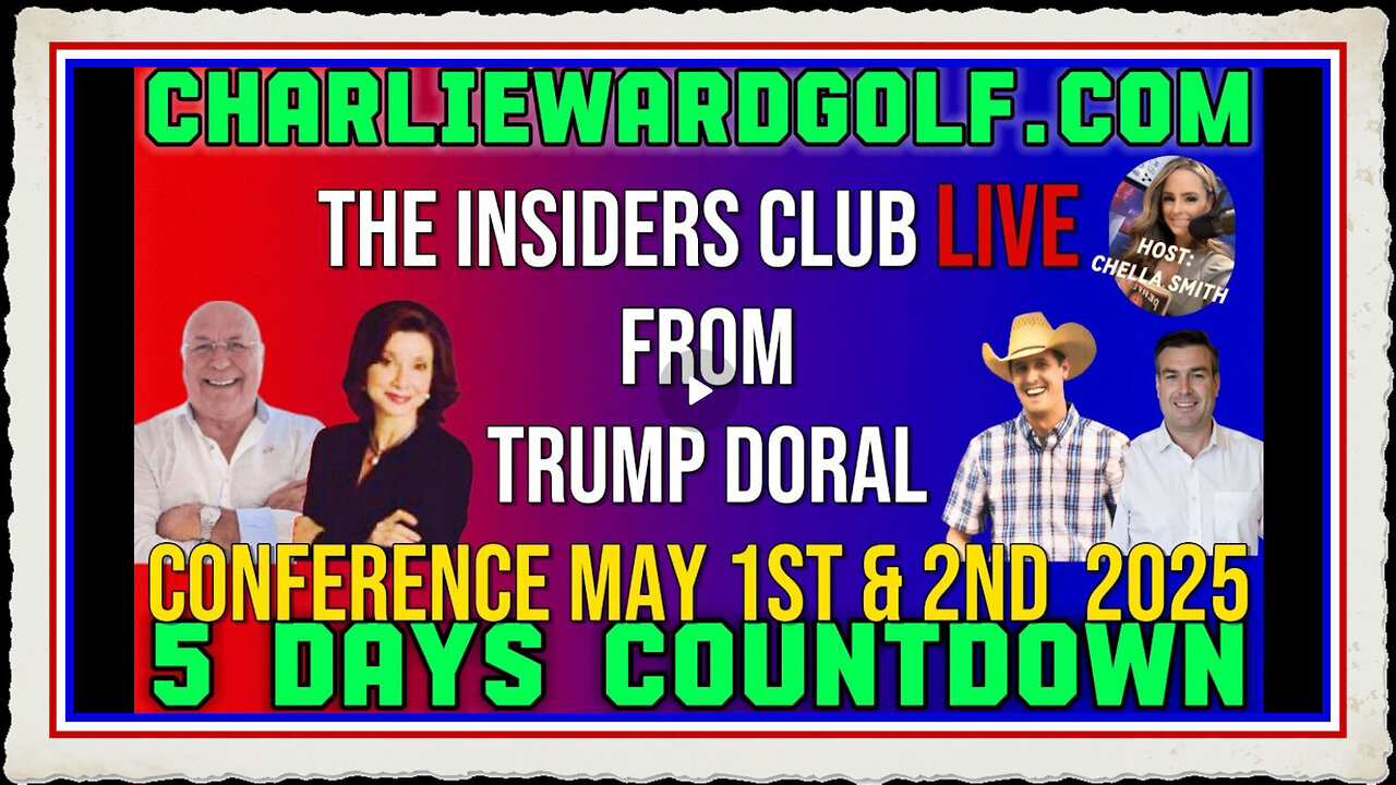 THE INSIDERS CLUB LIVE FROM TRUMP DORAL WITH CHARLIE WARD PAUL BROOKER