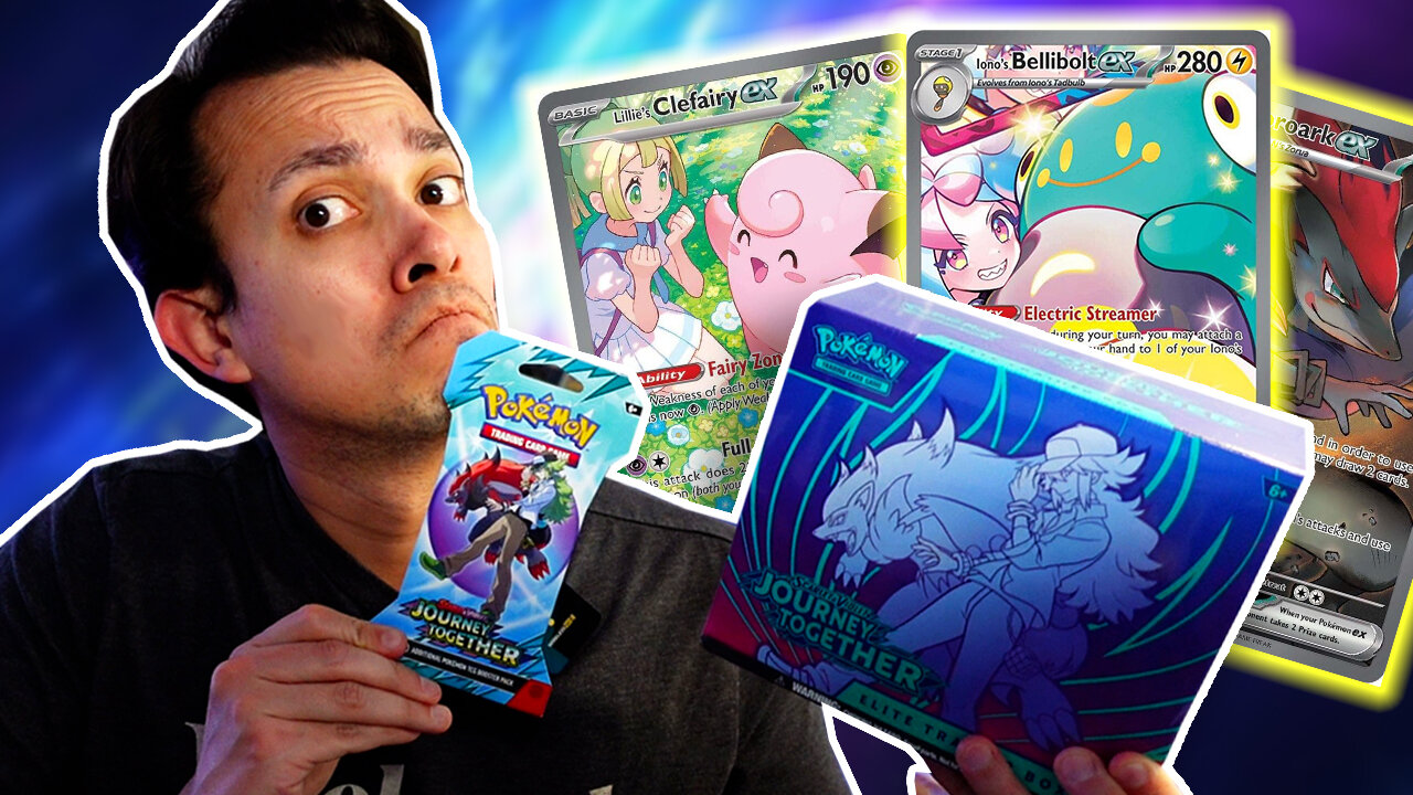 Opening Pokémon Journey Together ETB (Cutest & Craziest Cards in the Set but Is it Worth It?)