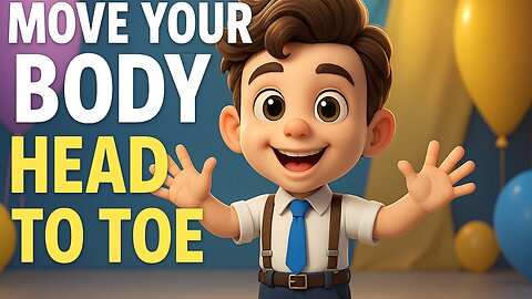 Move Your Body Head to Toe | Kids Can’t Stop Dancing to This Fun 3D Song | ABC Sing & Play