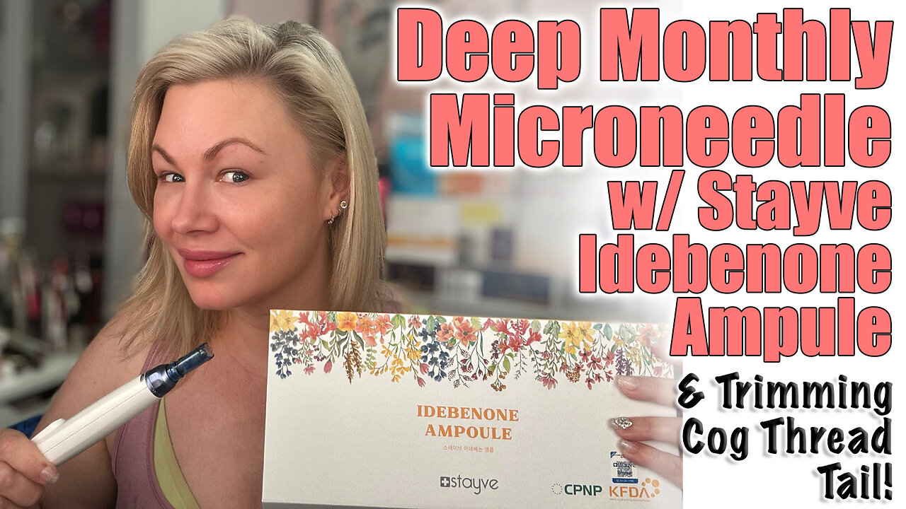 Deep Microneedle with Stayve Idebenone Ampoule, AceCosm.com and Code Jessica10 Saves You Money