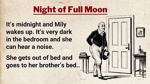 Night of Full Moon - The Ghost in the Music Room 🏰 Learn English Through Stories | ESL