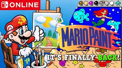 Mario Paint Arrives on Nintendo Switch via SNES – Nintendo Classics