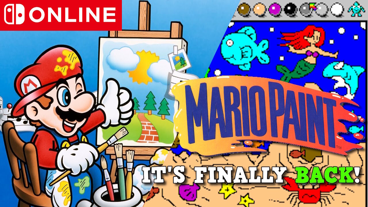 Mario Paint Arrives on Nintendo Switch via SNES – Nintendo Classics