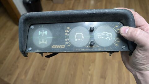 Restoring a JDM Toyota Sprinter Carib inclinometer