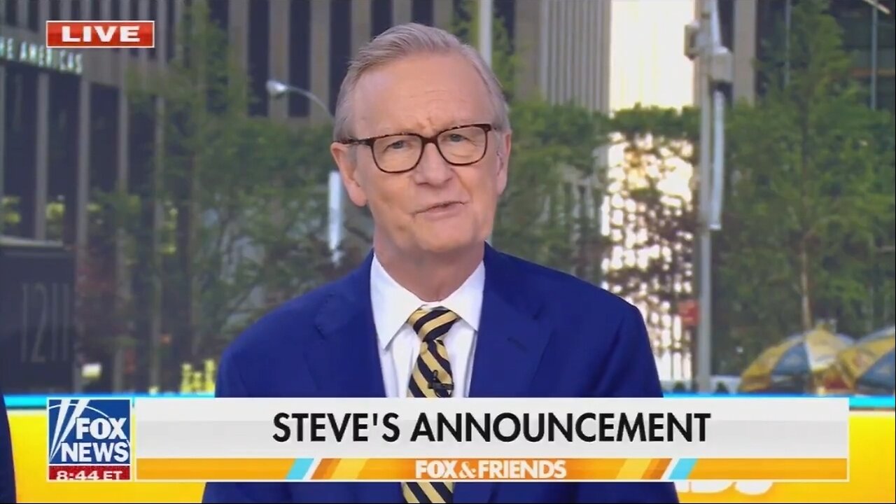 Steve Doocy Announces He's Stepping Back From Fox News Morning Show
