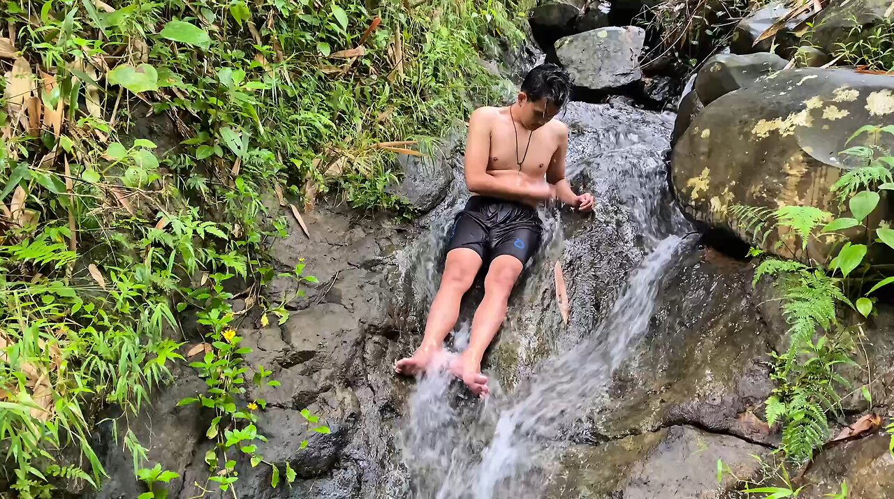boiling coffee on the river bank