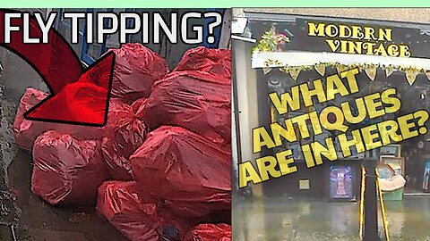 Tredegar What A WET Day OUT! | Exploring an antique shop what do we uncover?