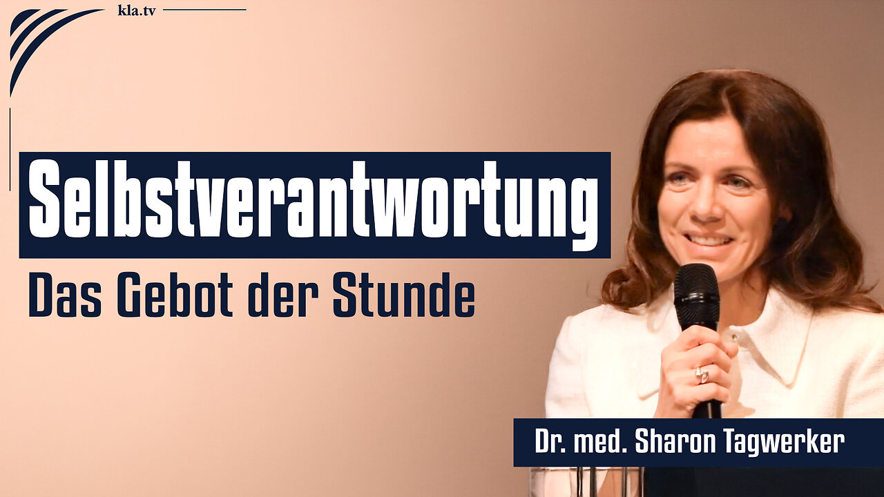 Der mündige Bürger: „Selbstverantwortung – das Gebot der Stunde!“ Dr. med. Sharon Tagwerker