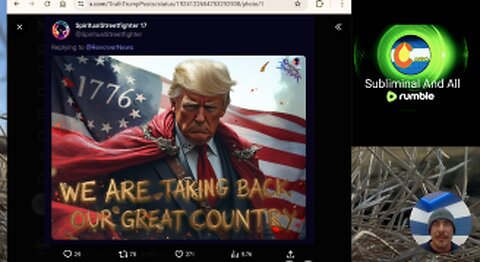 President Trump's Posts on Truth social stirs up Q...uestions? Subliminal Messaging?