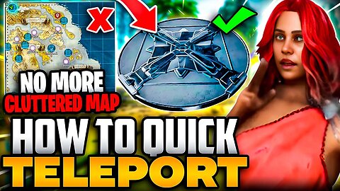 How To Quick Teleport: No More Cluttered Map | Ark ASA Tutorial
