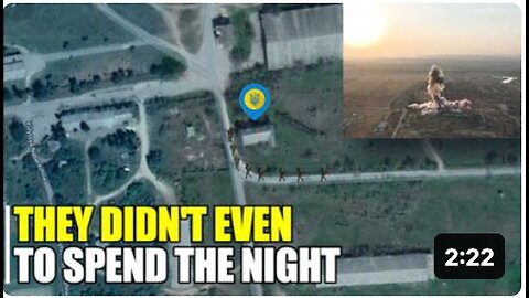 "Sudden Russian Blast Hits Gathered Ukrainian Troops in Olgovka"