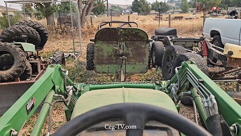 Graham Family Farm NW: John Deere Model L Series 5 Manure Spreader Move
