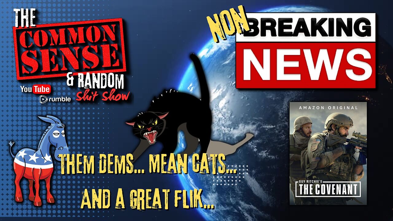 The Common Sense and Random Shit, Show (Democraps, Mean Cats And A Great Flik)
