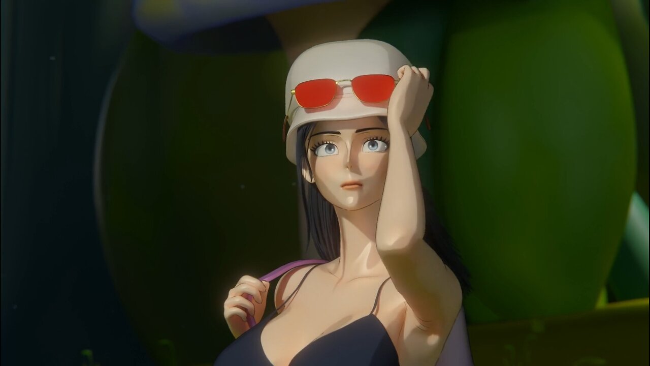 ones piece Robin and Usopp Animation