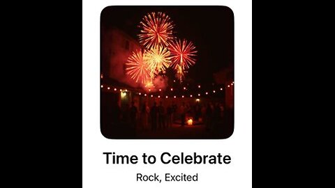 "Time to Celebrate" - Lyric Factory (2025) - SONG VIDEO