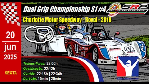 🇵🇹 [iRacing Live] 🇵🇹 Dual Grip Championship S1 @ Charlotte Motor Speedway - Roval - 2018