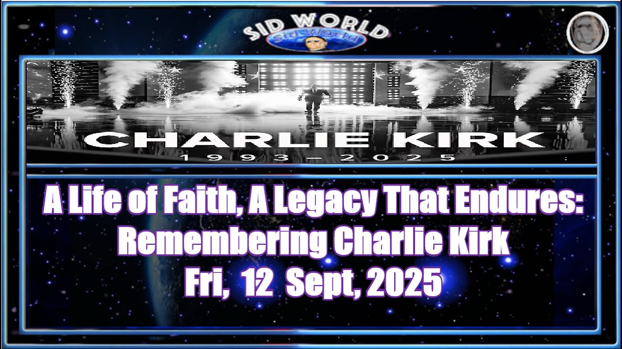 A Life of Faith, A Legacy That Endures Remembering Charlie Kirk
