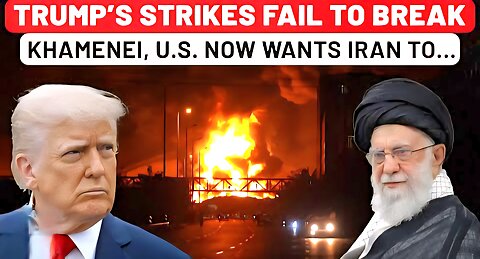 Khamenei Pushes Back Hard as Trump Fails, US Now Desperately Wants To Do This After Fordow Strike