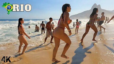 Explore Stunning Ipanema Beach | A 4K Walk Through Paradise!