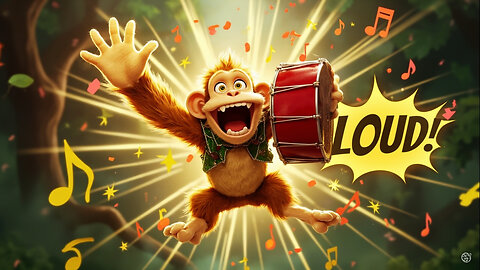 Monkey Makes It Loud 🎵 | PopSoar Kids Song About Speaking Up & Making Joyful Noise!