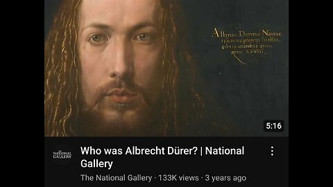 Who was Albrecht Dürer? by National Gallery