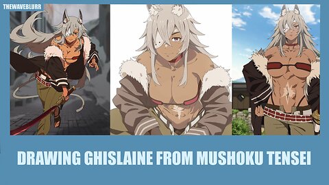 Let's draw Ghislaine from Mushoku Tensei: Jobless Reincarnation