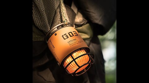 Outdoor Wireless Portable Ambient Bluetooth Speaker with Camping Light