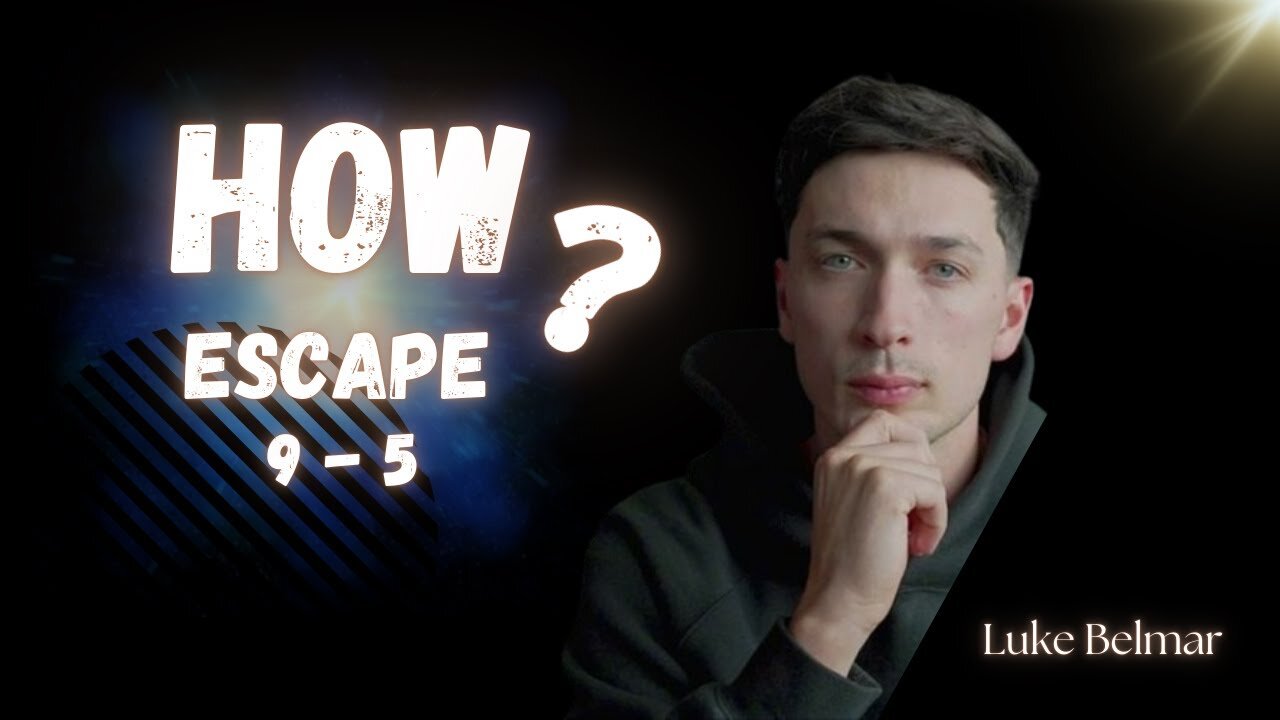 How Do Escape From 9 - 5 🔜 | Luke Belmar | #motivation #lukebelmar