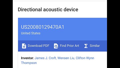 Directional Sound Frequency Device