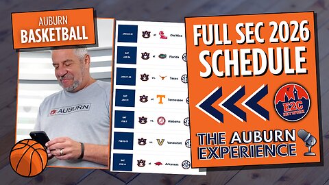 Schedule News | Full Auburn Basketball SEC Schedule!