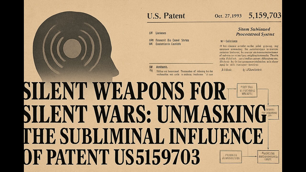Silent Weapons for Silent Wars: Unmasking the Subliminal Influence of Patent US5159703