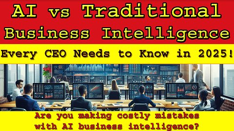🚨 AI vs Traditional Business Intelligence: What Every CEO Needs to Know! #ai #ainews #aitools