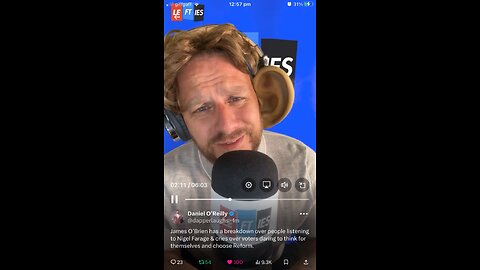 Comedian Daniel OReilly on UK politics