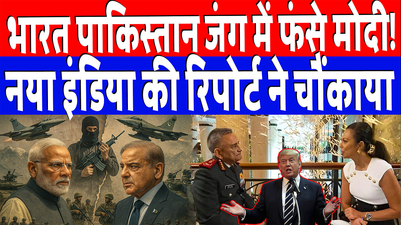 भारत पाकिस्तान जंग में फंसे मोदी! नया इंडिया की रिपोर्ट ने चौंकाया | Desh Live | Sahal Qureshi