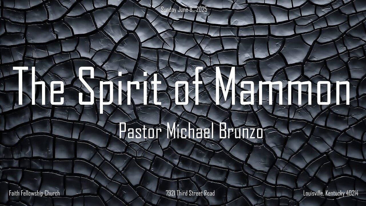 The Spirit of Mammon