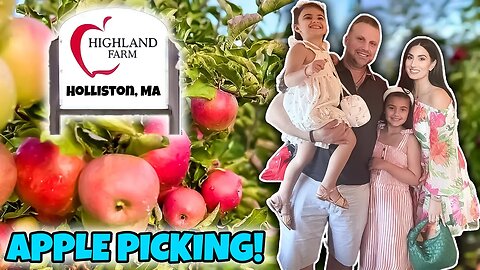 APPLE PICKING IN NEW ENGLAND! FALL FOLIAGE ON THE FARM! #TheNicoFam