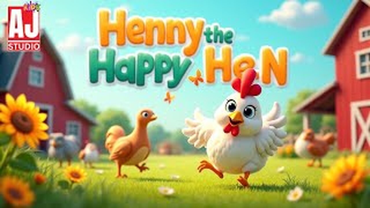 Henny the Happy Hen | Fun Farm Animal Song for Kids😊