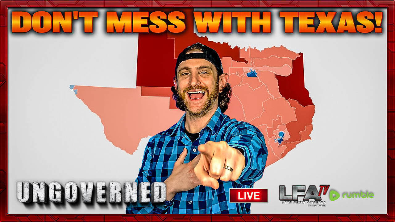TEXAS DEMS FOLD LIKE A CHEAP SUIT! | UNGOVERNED 8.13.25 10AM