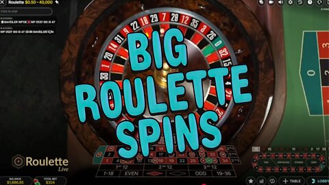 Big Roulette Spins! Again!