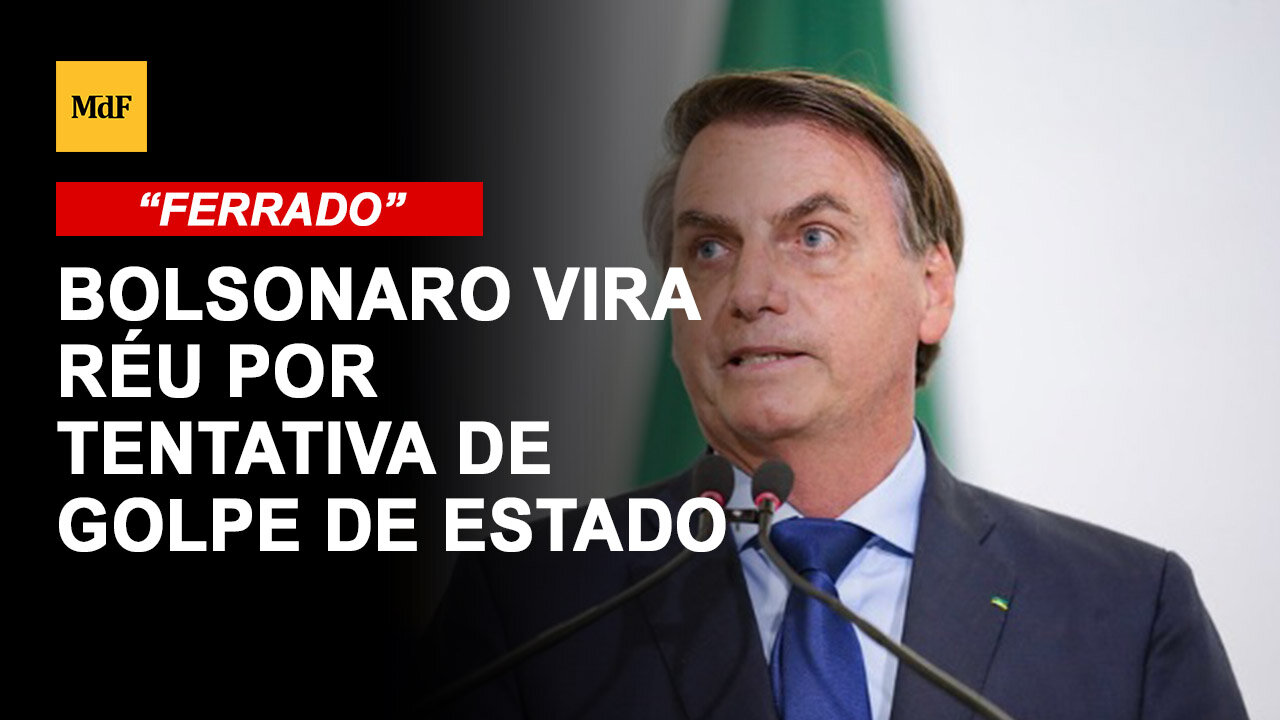 Bolsonaro vira réu por tentativa de golpe de Estado, você acha que ele deve ser preso?
