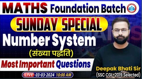 MATH CLASS, SUNDAY SPECIAL #2