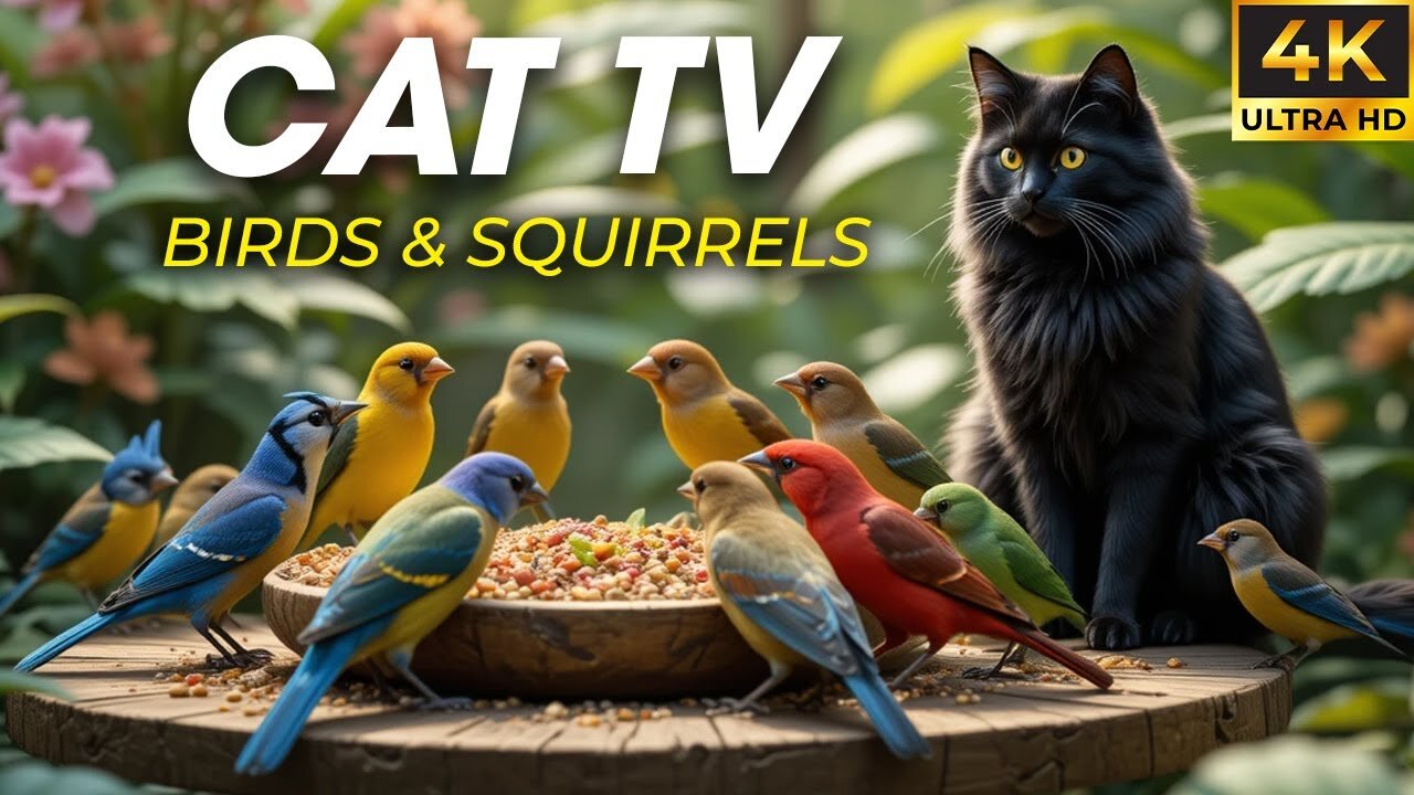 Ultimate Video For Cats To Watch Bird Chirping Nonstop - Bird For Cats To Watch