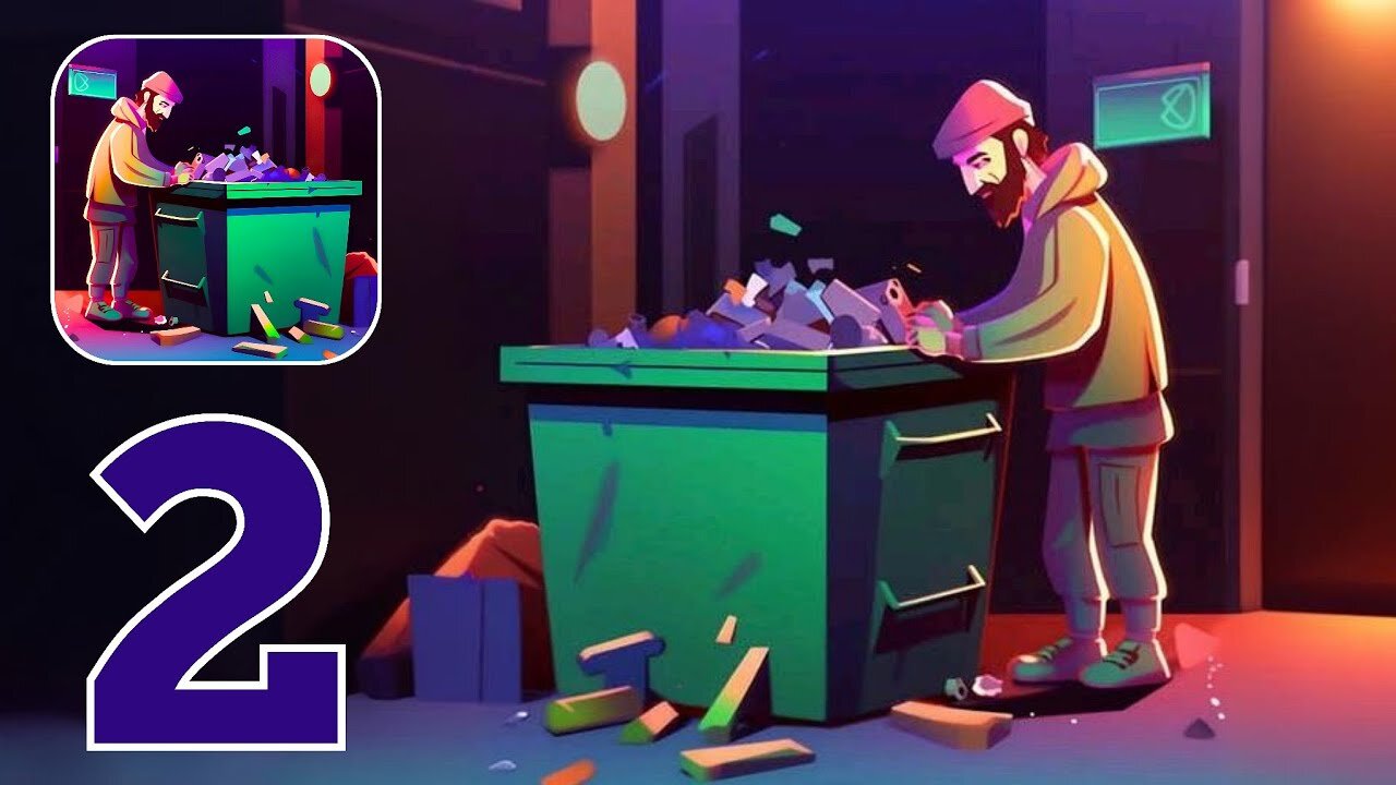 Street Dude - Homeless Empire - Gameplay Walkthrough Part 2 - Beach (iOS, Android)