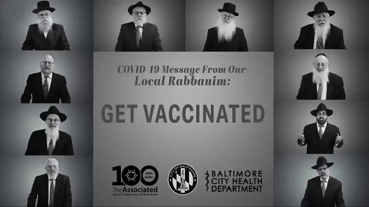 Baltimore's Rabbi's Have A Message For The Goyim Get Vaccinated