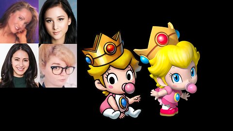 Video Game Voice Comparison- Baby Peach (Super Mario)