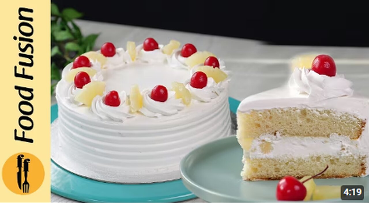 Pineapple Cake Recipe by Food Fusion