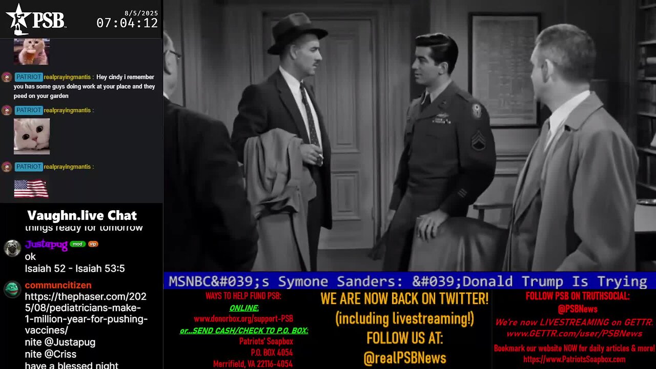 2025-08-05 07:00 EDT - Patriots Soapbox AM: with MykelJaye